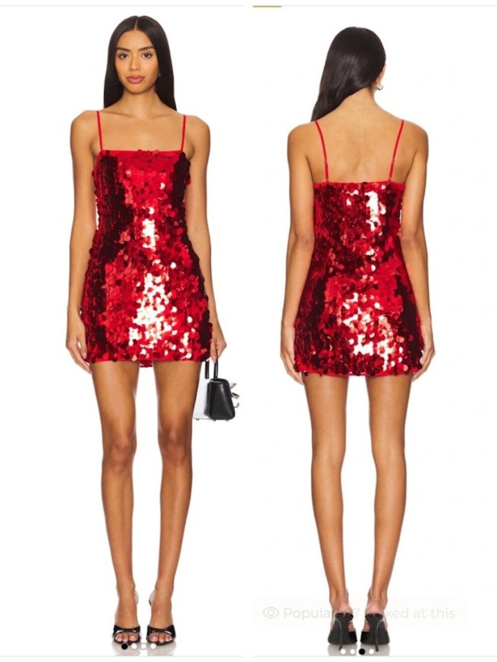 NWT MORE TO COME Yarina Mini Dress In Red Size XS